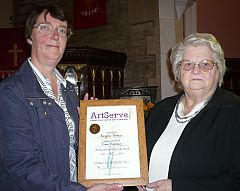 ArtServe award presentation