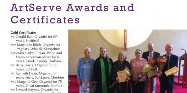 Magazine awards page